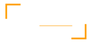 Logo ID School en blanc et orange.