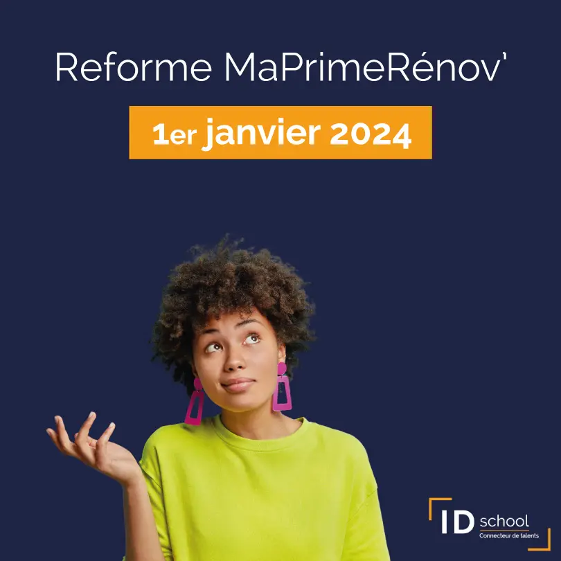 Réforme MaPrimeRénov' au 1er janvier 2024.