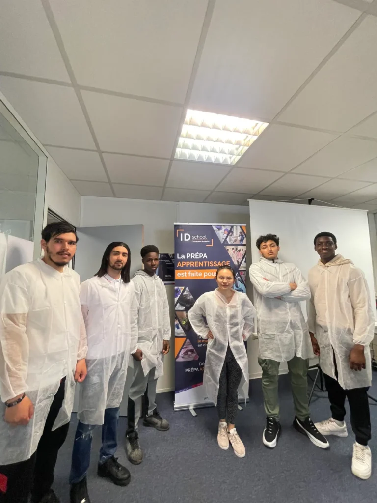 Photo de nos stagiaires ayant participé à la prépa apprentissage ID School