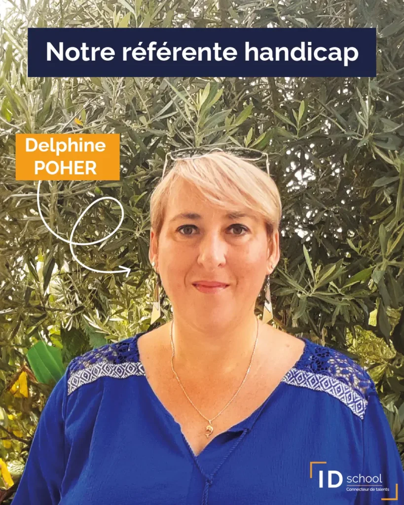 Delphine Poher référente handicap ID School